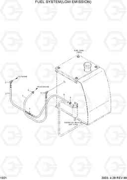 1021 FUEL SYSTEM(LOW EMISSION) R290LC-3, Hyundai