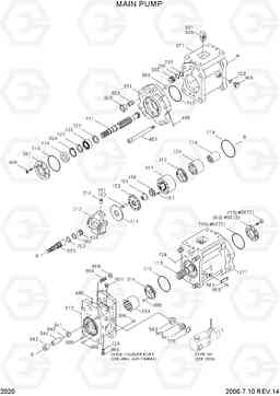 2020 MAIN PUMP R290LC-3, Hyundai