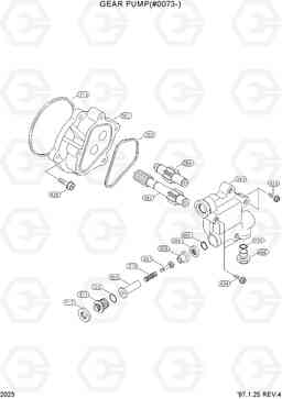 2023 GEAR PUMP(#0073-) R290LC-3, Hyundai