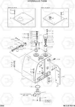 2030 HYDRAULIC TANK R290LC-3, Hyundai