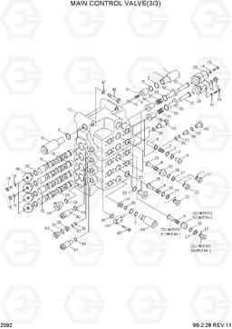 2092 MAIN CONTROL VALVE(3/3) R290LC-3, Hyundai