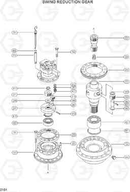 2101 SWING REDUCTION GEAR R290LC-3, Hyundai