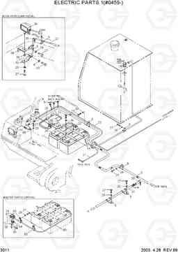 3011 ELECTRIC PARTS 1(#459-) R290LC-3, Hyundai