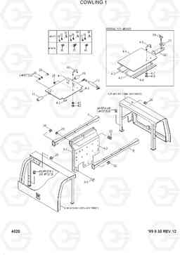 4020 COWLING 1 R290LC-3, Hyundai