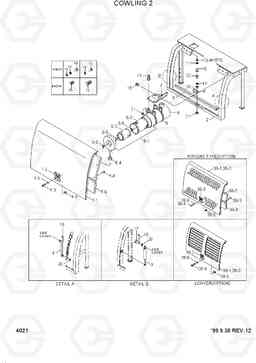 4021 COWLING 2 R290LC-3, Hyundai