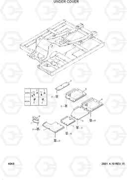 4040 UNDER COVER R290LC-3, Hyundai