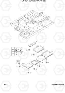 4041 UNDER COVER(LOW NOISE) R290LC-3, Hyundai