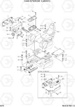 4070 CAB INTERIOR 1(-#0551) R290LC-3, Hyundai
