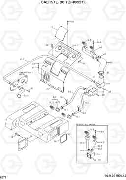 4071 CAB INTERIOR 2(-#0551) R290LC-3, Hyundai