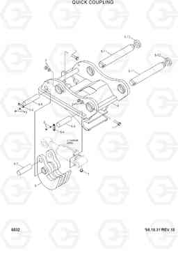 6032 QUICK COUPLING R290LC-3, Hyundai