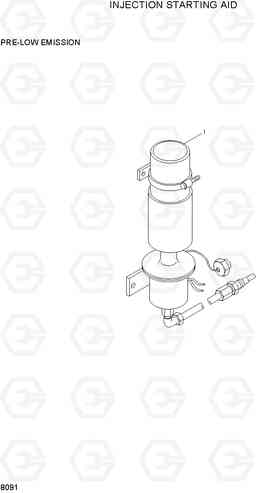 8091 INJECTION STARTING AID R290LC-3, Hyundai