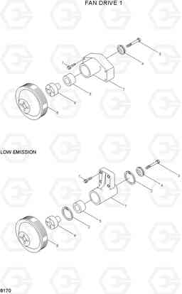 8170 FAN DRIVE 1 R290LC-3, Hyundai