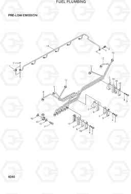8240 FUEL PLUMBING R290LC-3, Hyundai