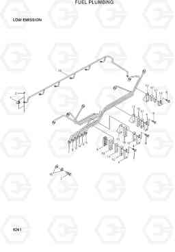 8241 FUEL PLUMBING R290LC-3, Hyundai