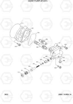 2022 GEAR PUMP(-#1221) R290LC-3H, Hyundai