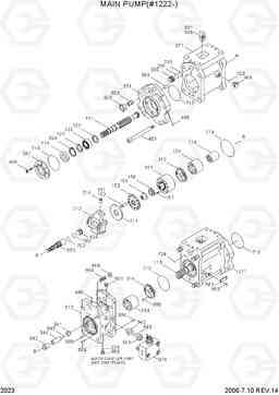 2023 MAIN PUMP(#1222-) R290LC-3H, Hyundai