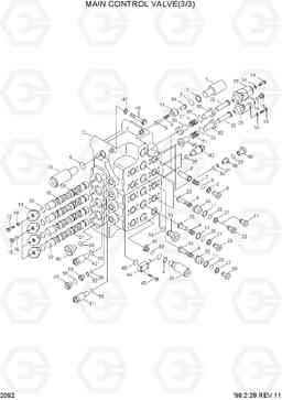 2092 MAIN CONTROL VALVE(3/3) R290LC-3H, Hyundai