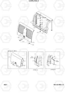 4021 COWLING 2 R290LC-3H, Hyundai