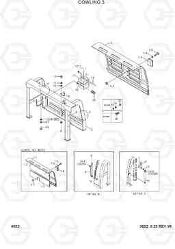 4022 COWLING 3 R290LC-3H, Hyundai