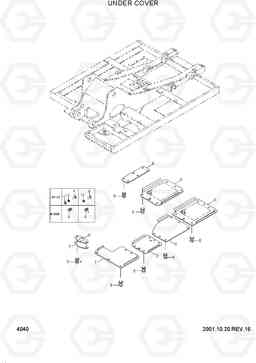 4040 UNDER COVER R290LC-3H, Hyundai