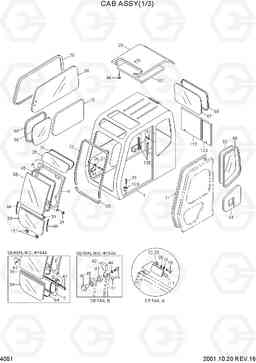 4051 CAB ASSY(1/3) R290LC-3H, Hyundai