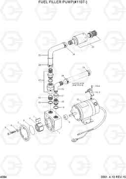 4094 FUEL FILLER PUMP(#1107-) R290LC-3H, Hyundai