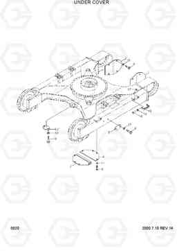 5020 LOWER COVER GROUP R290LC-3H, Hyundai
