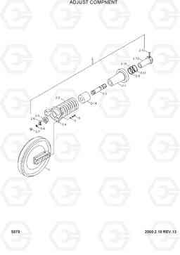 5070 ADJUST COMPONENT R290LC-3H, Hyundai