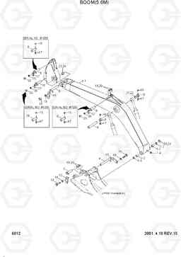 6012 BOOM(5.6M) R290LC-3H, Hyundai