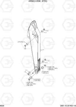 6020 ARM(3.05M,STD) R290LC-3H, Hyundai