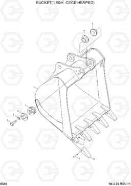 6046 BUCKET(1.73㎥ PCSA HEAPED) R290LC-3H, Hyundai