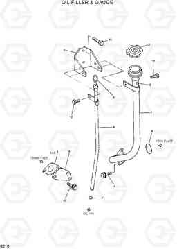 8210 OIL FILLER & GAUGE R290LC-3H, Hyundai