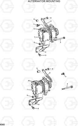 8360 ALTERNATOR MOUNTING R290LC-3H, Hyundai