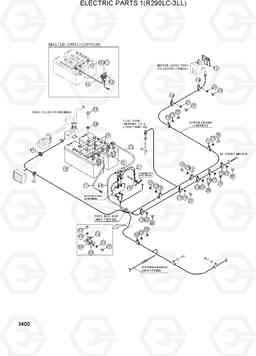 3400 ELECTRIC PARTS 1(R290LC-3LL) R290LC-3_LL/RB, Hyundai