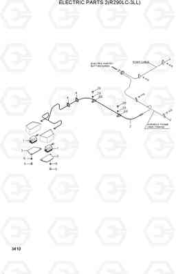 3410 ELECTRIC PARTS 2(R290LC-3LL) R290LC-3_LL/RB, Hyundai