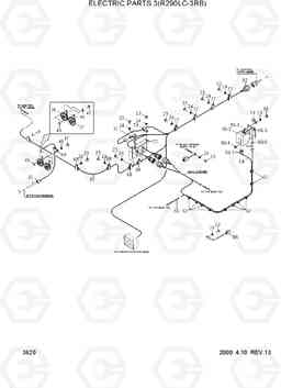 3620 ELECTRIC PARTS 3(R290LC-3RB) R290LC-3_LL/RB, Hyundai