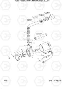 4093 FUEL FILLER PUMP(-#1157,R290LC-3LL,RB) R290LC-3_LL/RB, Hyundai