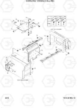 4410 COWLING 1(R290LC-3LL,RB) R290LC-3_LL/RB, Hyundai