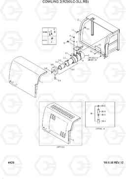 4420 COWLING 2(R290LC-3LL,RB) R290LC-3_LL/RB, Hyundai