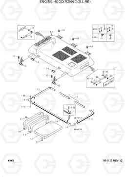4440 ENGINE HOOD(R290LC-3LL,RB) R290LC-3_LL/RB, Hyundai