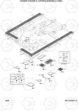 4620 UNDER COVER & CATWALK(R290LC-3RB) R290LC-3_LL/RB, Hyundai