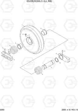 5050 IDLER(R290LC-3LL,RB) R290LC-3_LL/RB, Hyundai