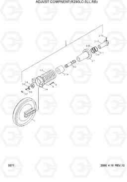 5071 ADJUST COMPONENT(R290LC-3LL,RB) R290LC-3_LL/RB, Hyundai