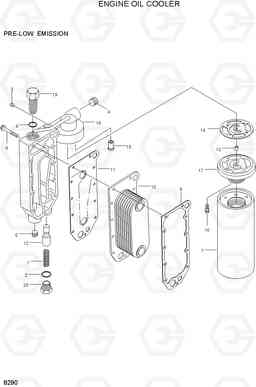 8290 ENGINE OIL COOLER R290LC-3_LL/RB, Hyundai