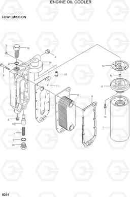 8291 ENGINE OIL COOLER R290LC-3_LL/RB, Hyundai