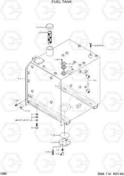 1080 FUEL TANK R290LC-7, Hyundai