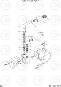 2090 FUEL FILLER PUMP R290LC-7, Hyundai