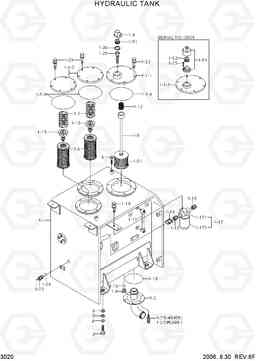 3020 HYDRAULIC TANK R290LC-7, Hyundai