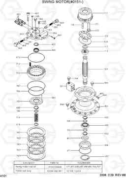 4101 SWING MOTOR(#0151-) R290LC-7, Hyundai