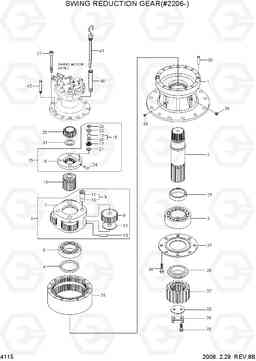 4115 SWING REDUCTION GEAR(#2206-) R290LC-7, Hyundai